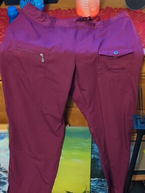 Adar Pro Women's Straight Leg Pants in Plum